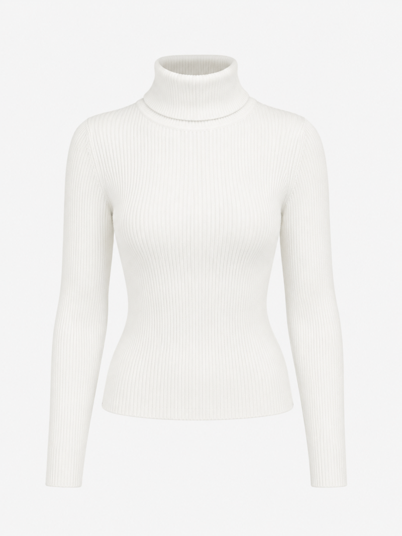 High neck triko bluz
