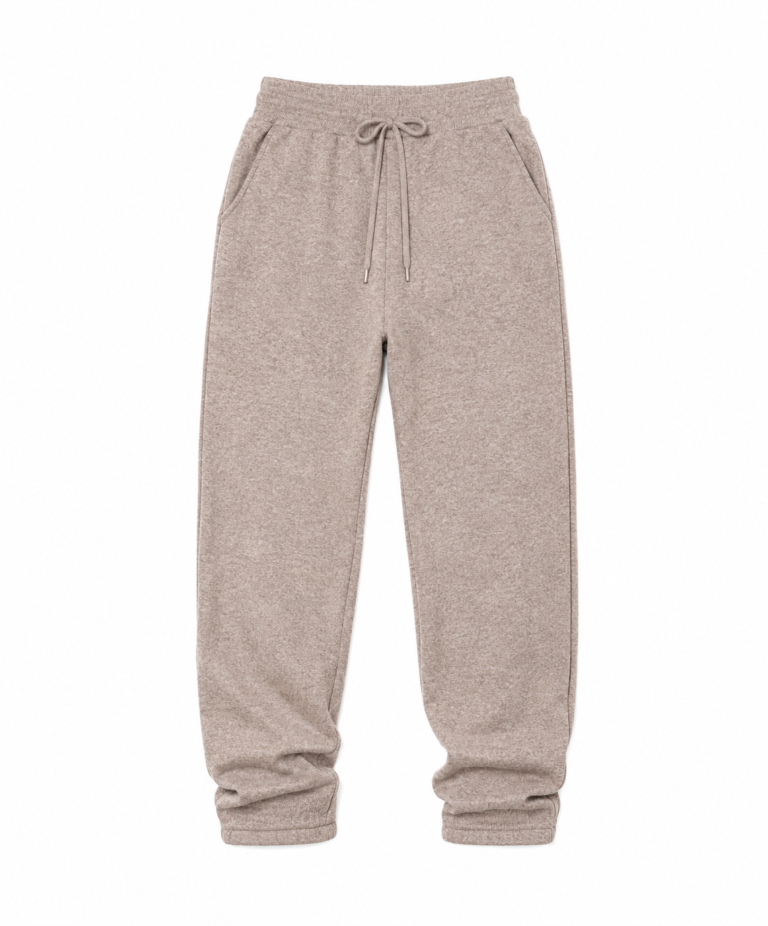 Aniston Fine Knit Pants Women Lacing Camel Slip-On Jogger
