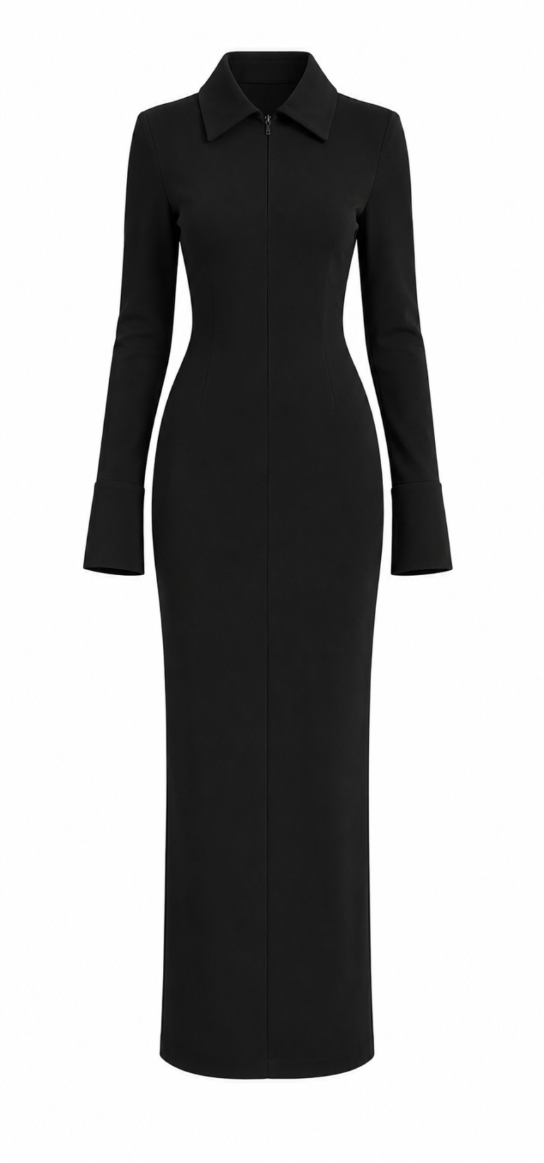 Slim Cut Midi Dress