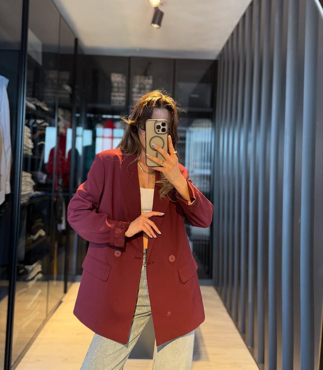 DILVIN DOUBLE BUTTON BLAZER JACKET - Image 8