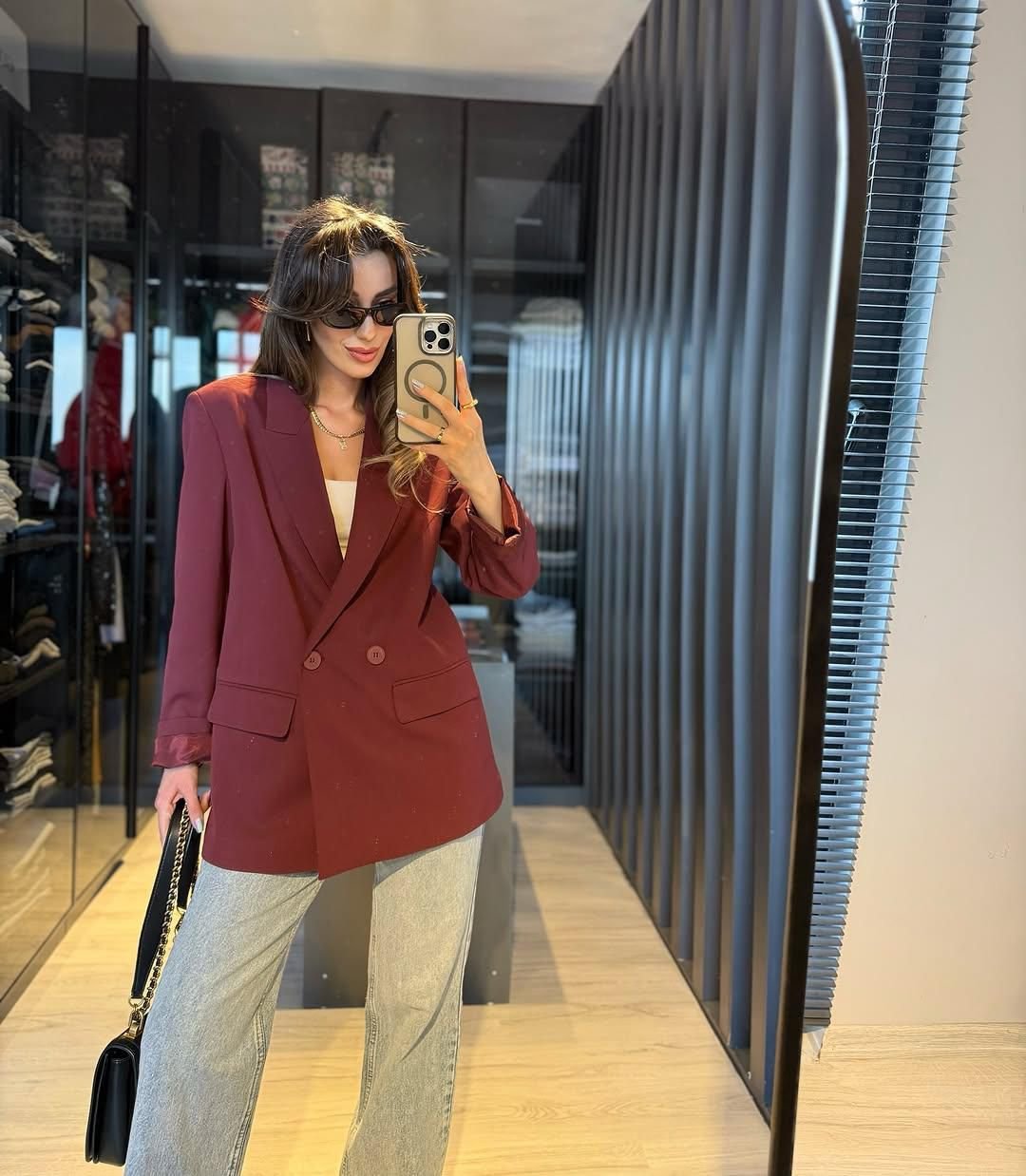 DILVIN DOUBLE BUTTON BLAZER JACKET - Image 7