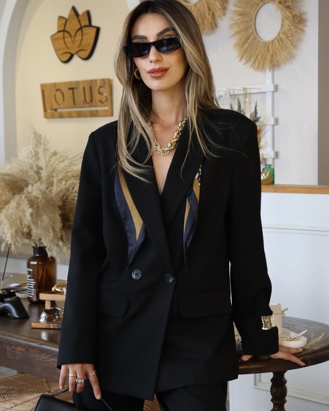 DILVIN DOUBLE BUTTON BLAZER JACKET - Image 3