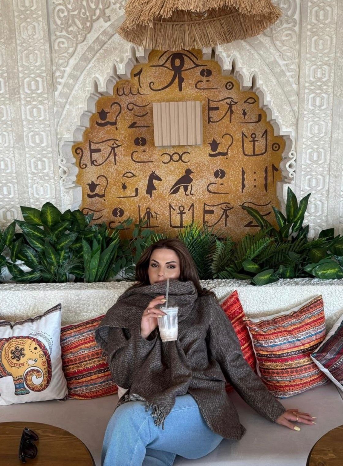 Shal Detailed Cashmere Blazer Jacket - Image 8