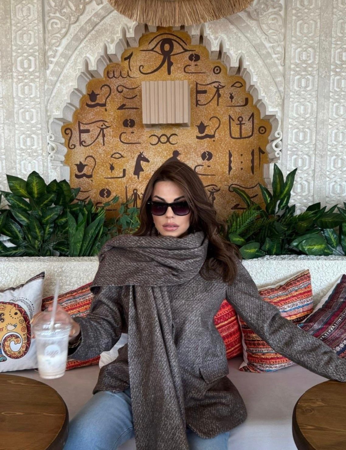 Shal Detailed Cashmere Blazer Jacket - Image 4