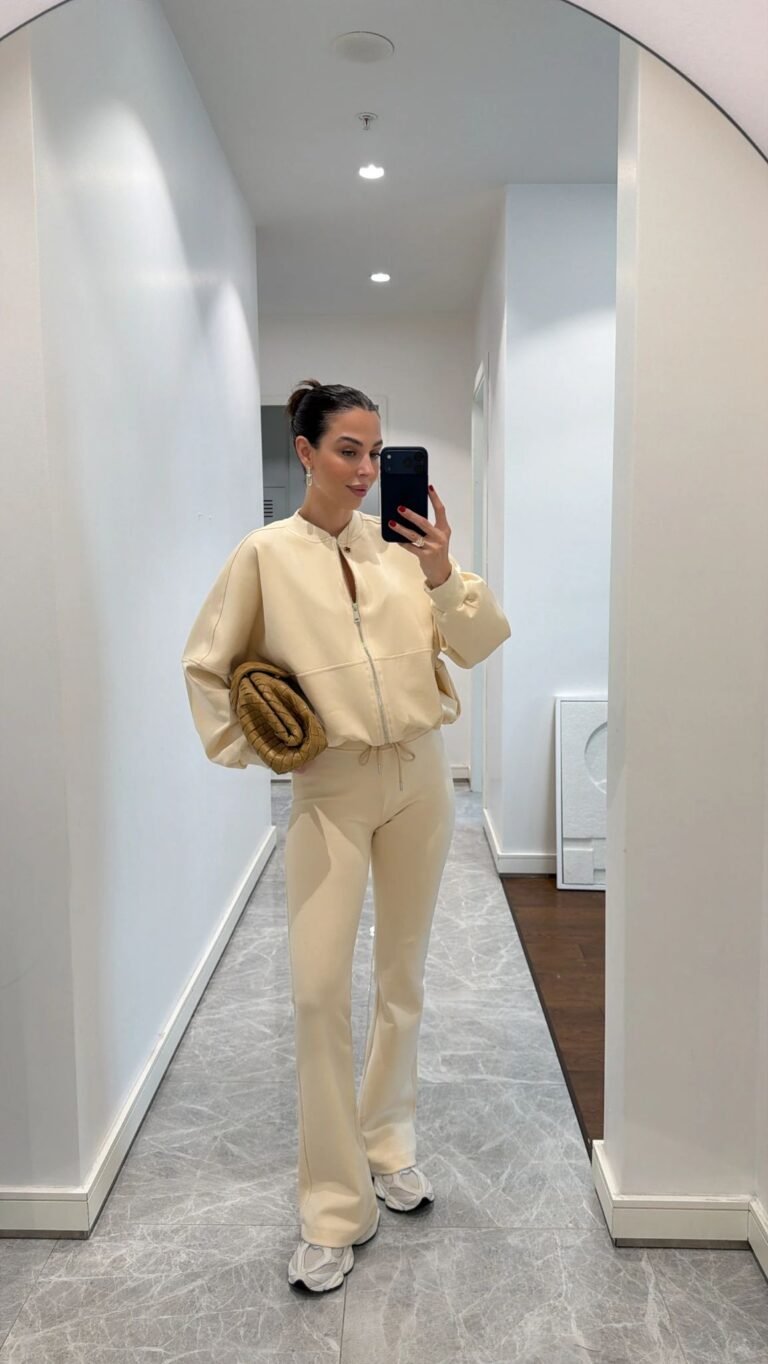 FLARED LEG BOMBER JACKET SET