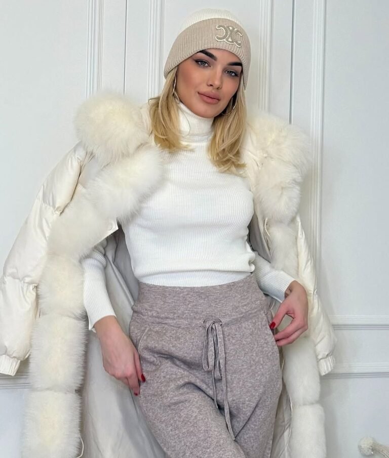 High neck triko bluz