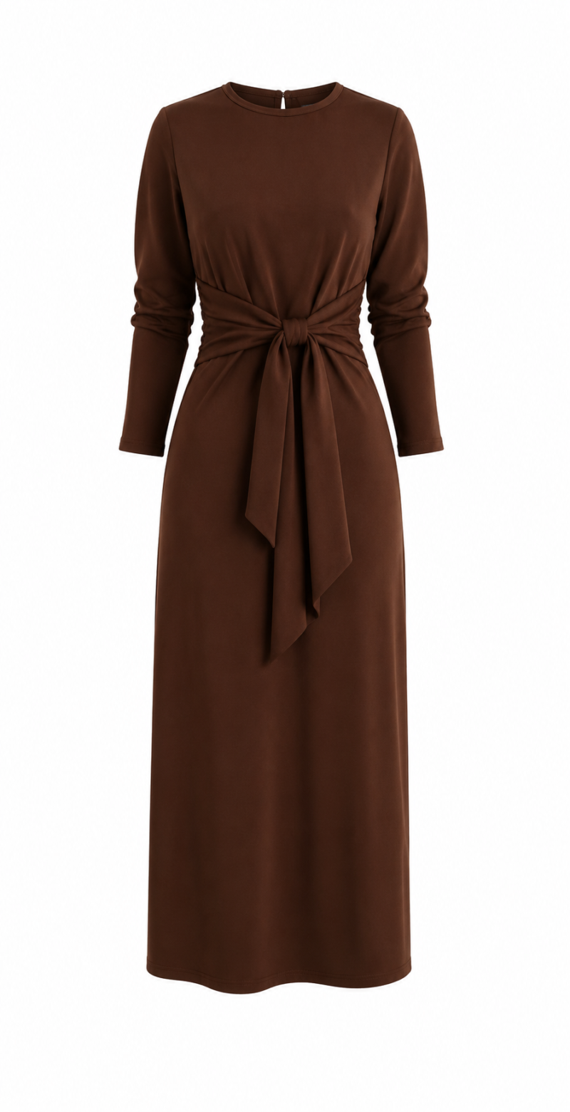 STAR TIE-FRONT DRESS
