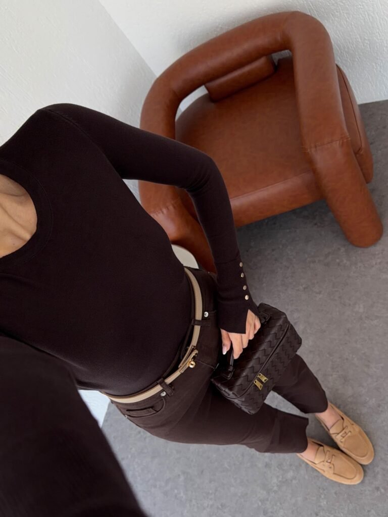 Dilvin Crew Neck Drop Sweater