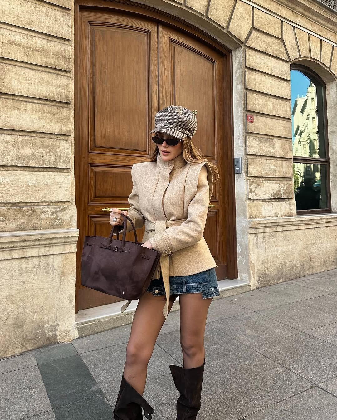 Padded Belted Cashmere Jacket - Image 2