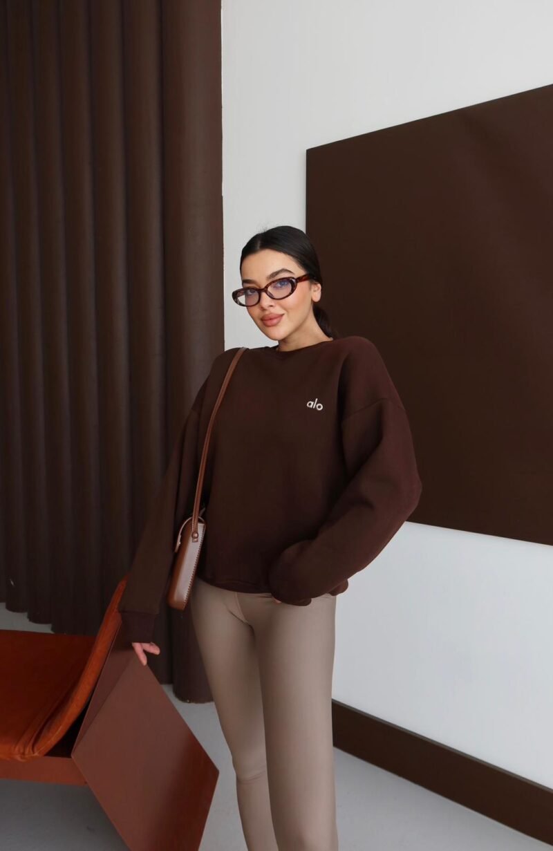 Alo fleeced sweatshirt