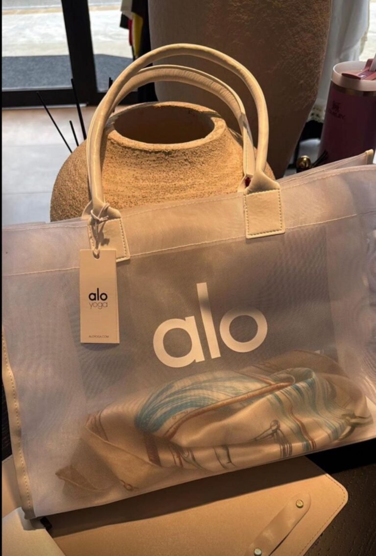 White Alo Transparent Bag