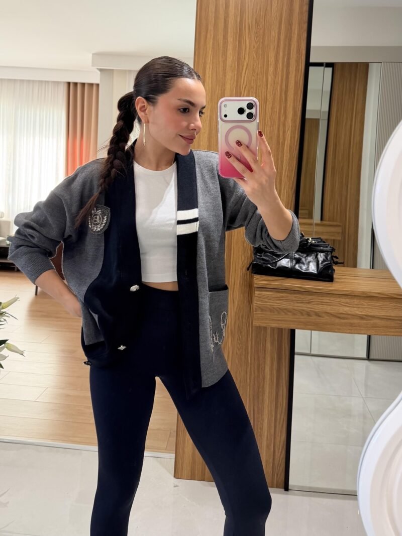 Club Stone Embellished Cardigan