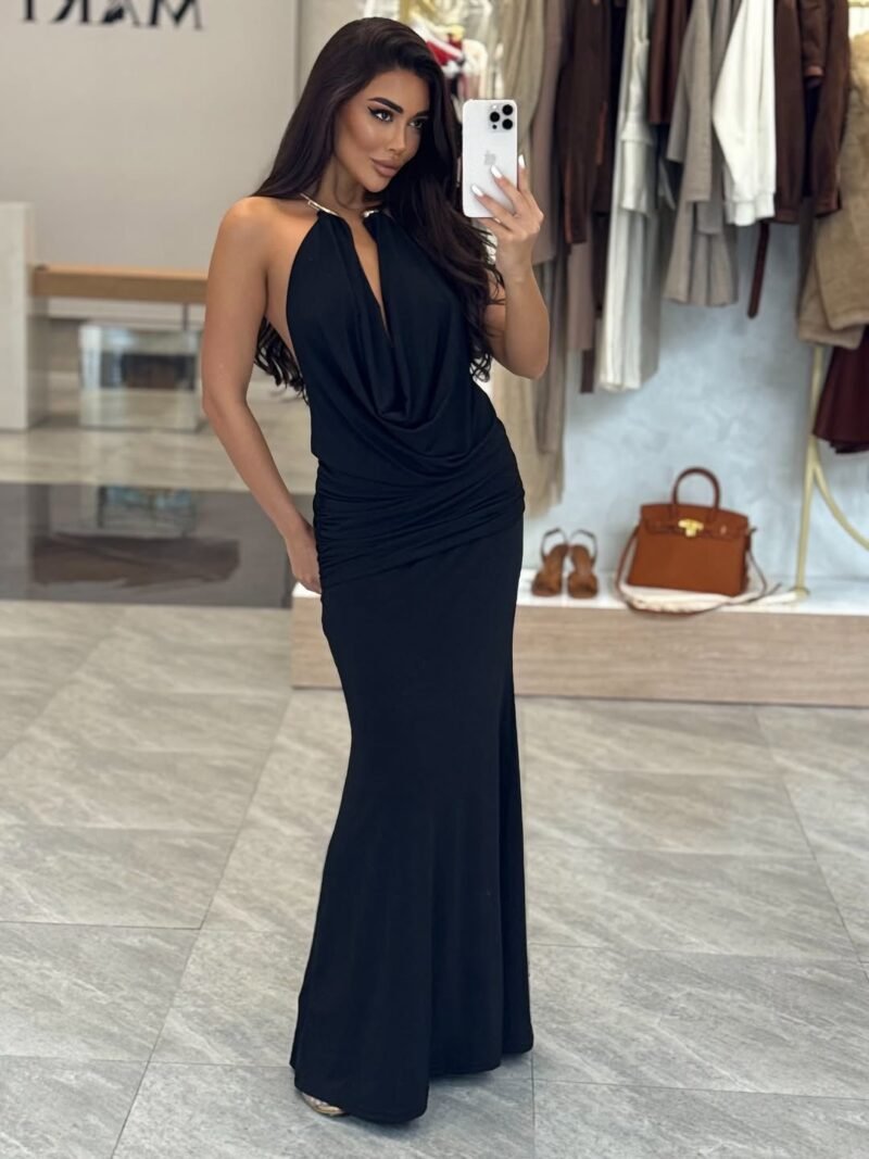 Mojo Accessory Detail Long Dress