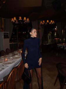 EDEN Mini Dress with Tail