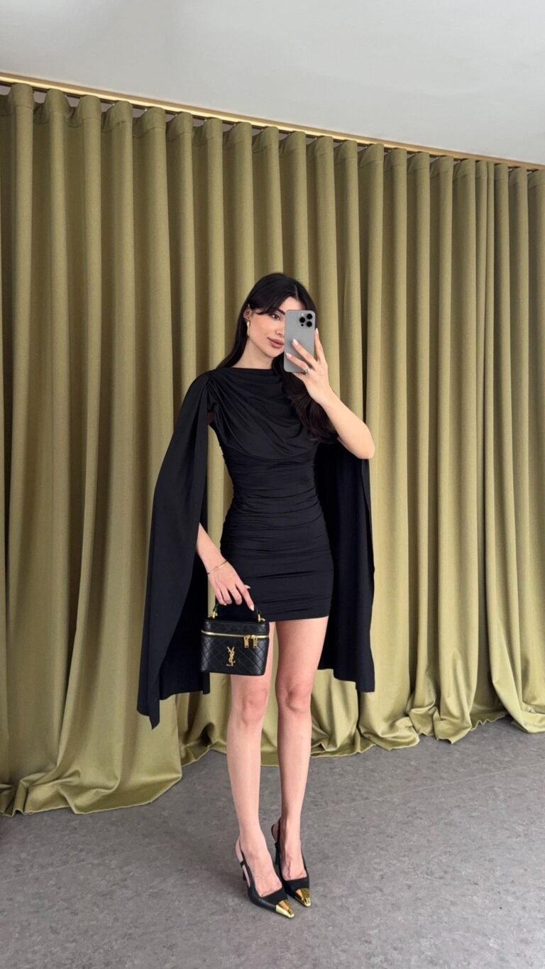 Velda Design Cape Dress