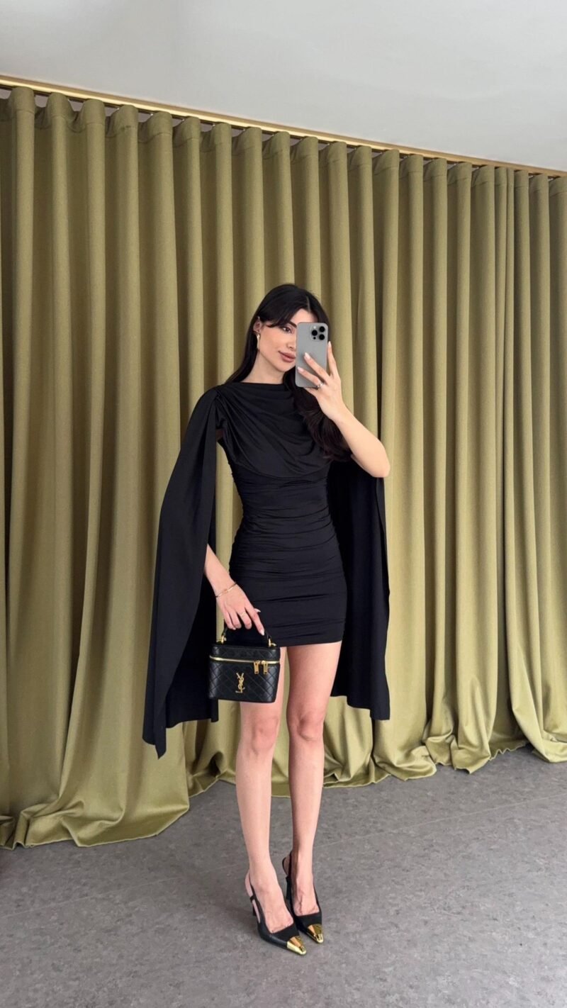 Velda Design Cape Dress