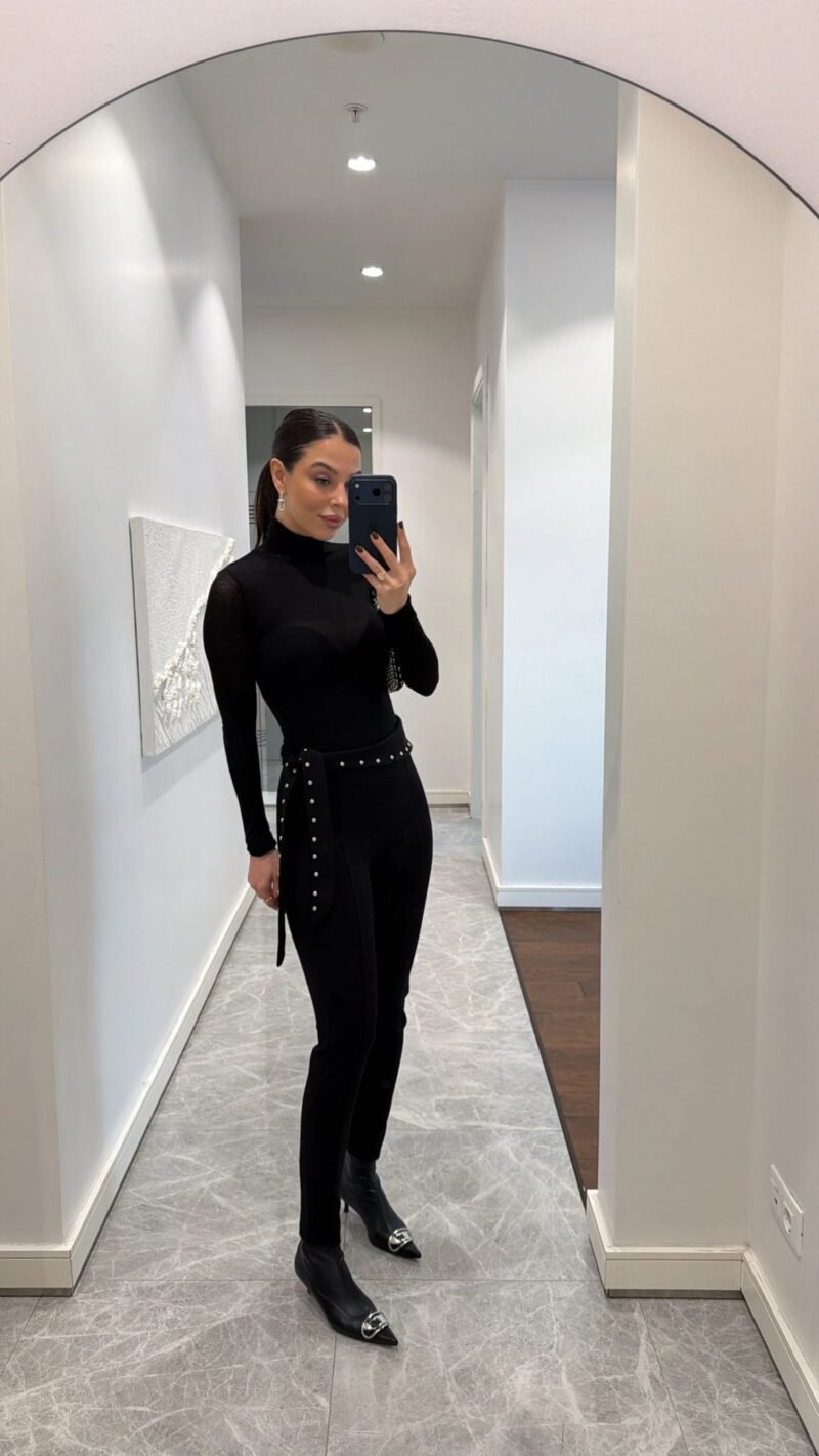 LEGGINGS WITH WAIST STONE