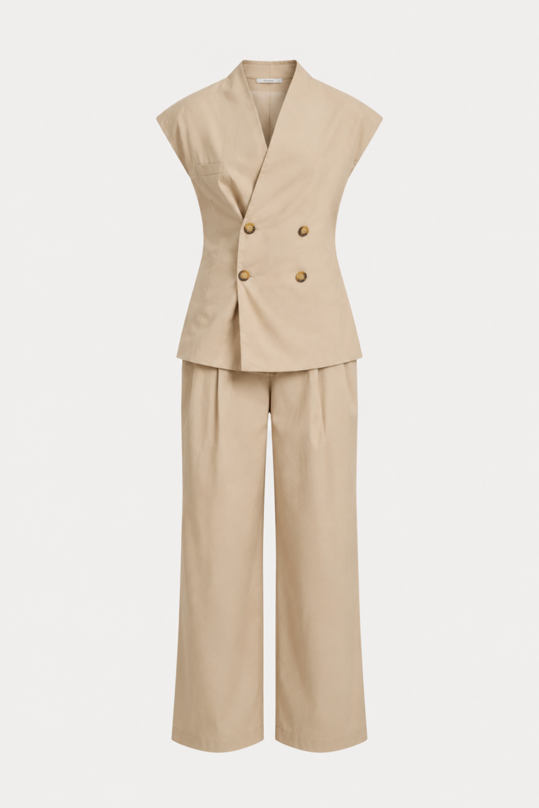 Premium Gabardine Fabric Padded Stone Set