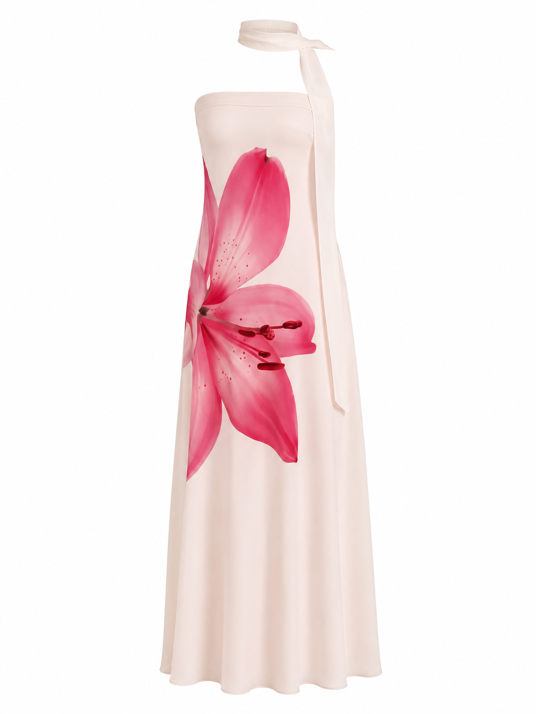 ORCHID TOUCH STRAPLESS DRESS