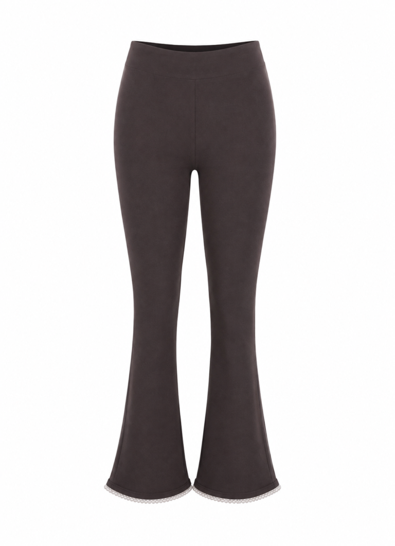 SPANISH FLARE LEGGINGS WITH BEADED DETAILS