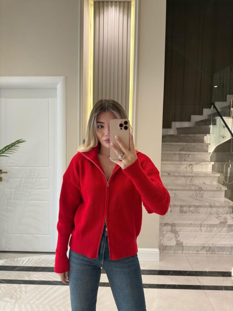 Double Zipper Cardigan