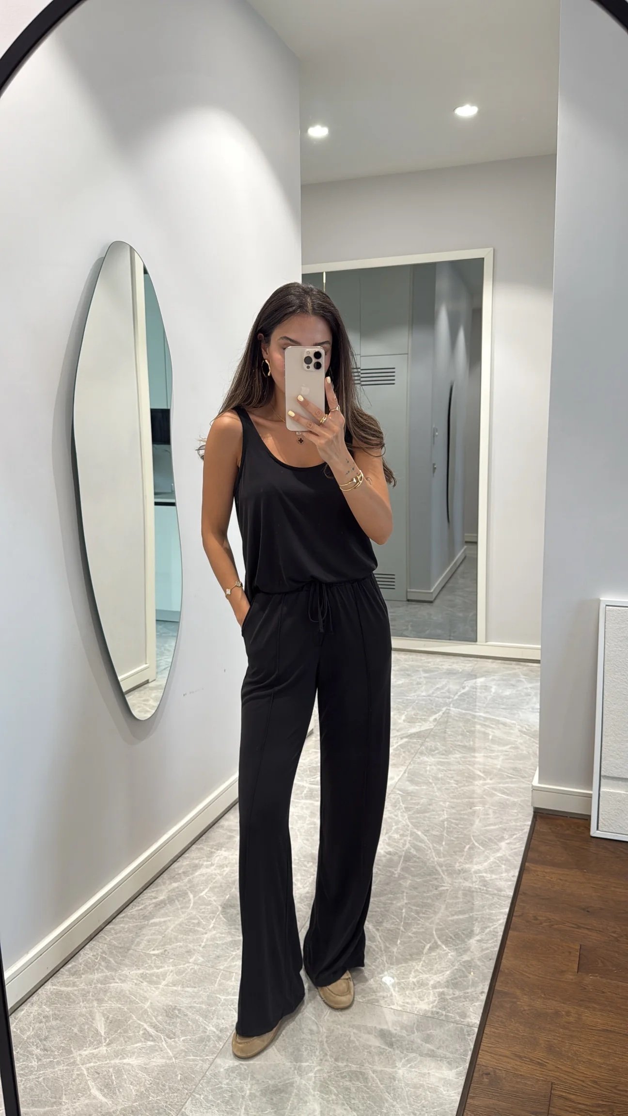 WIDE-LEG PANTS Set WITH ELASTIC WAISTBAND - Image 3