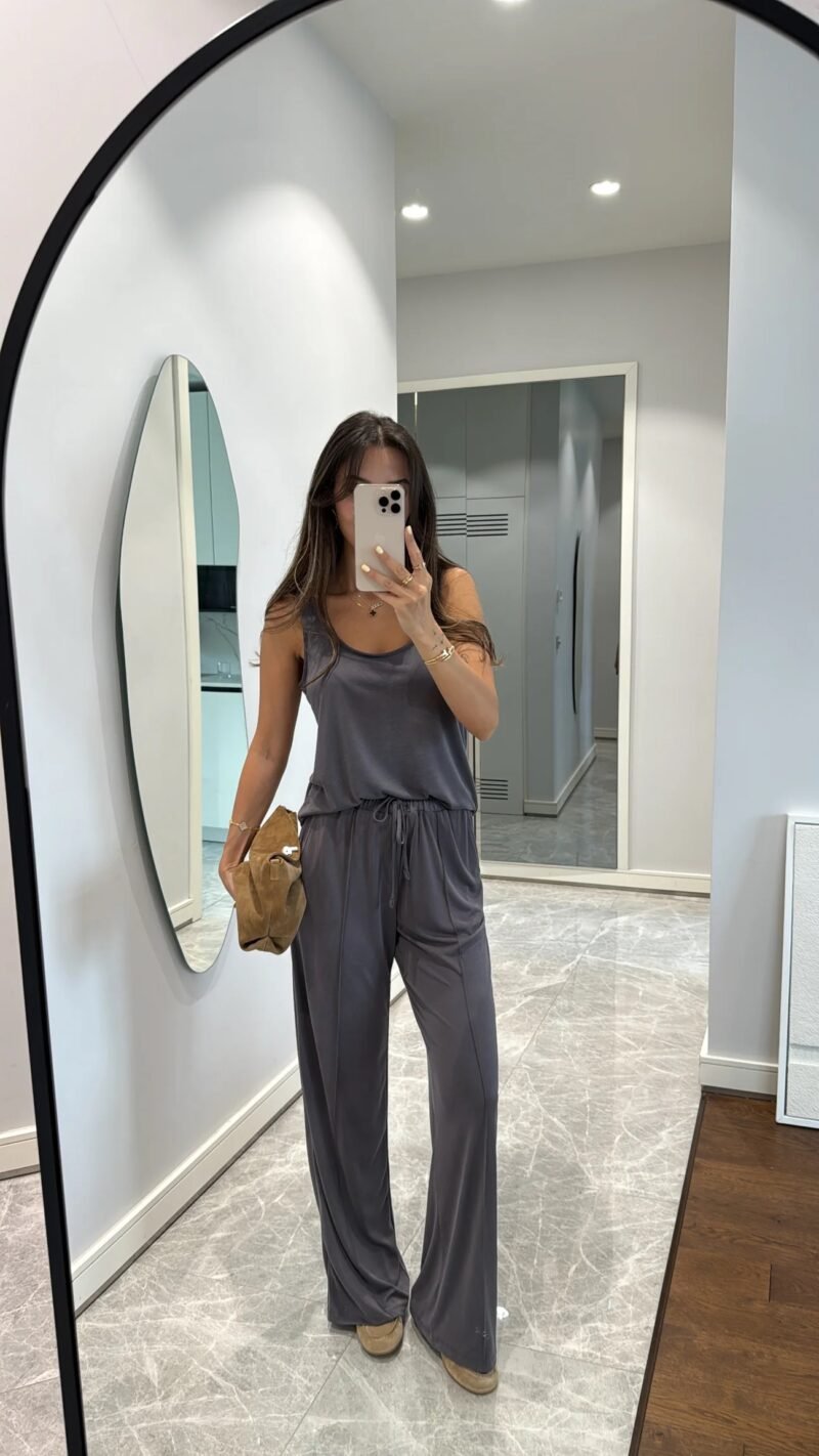 WIDE-LEG PANTS Set WITH ELASTIC WAISTBAND