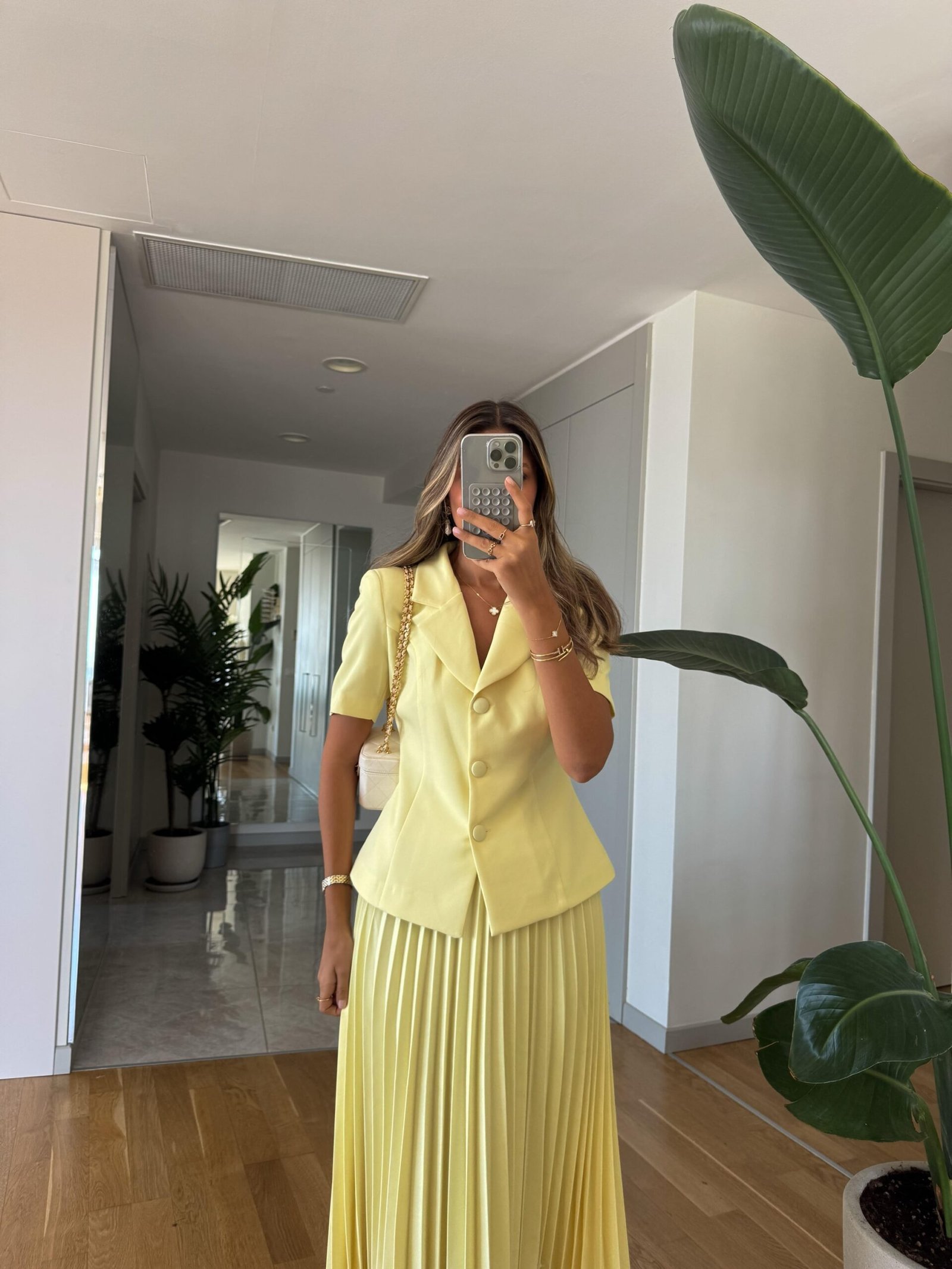 Marche Skirt and Jacket Set - Yellow - Image 2