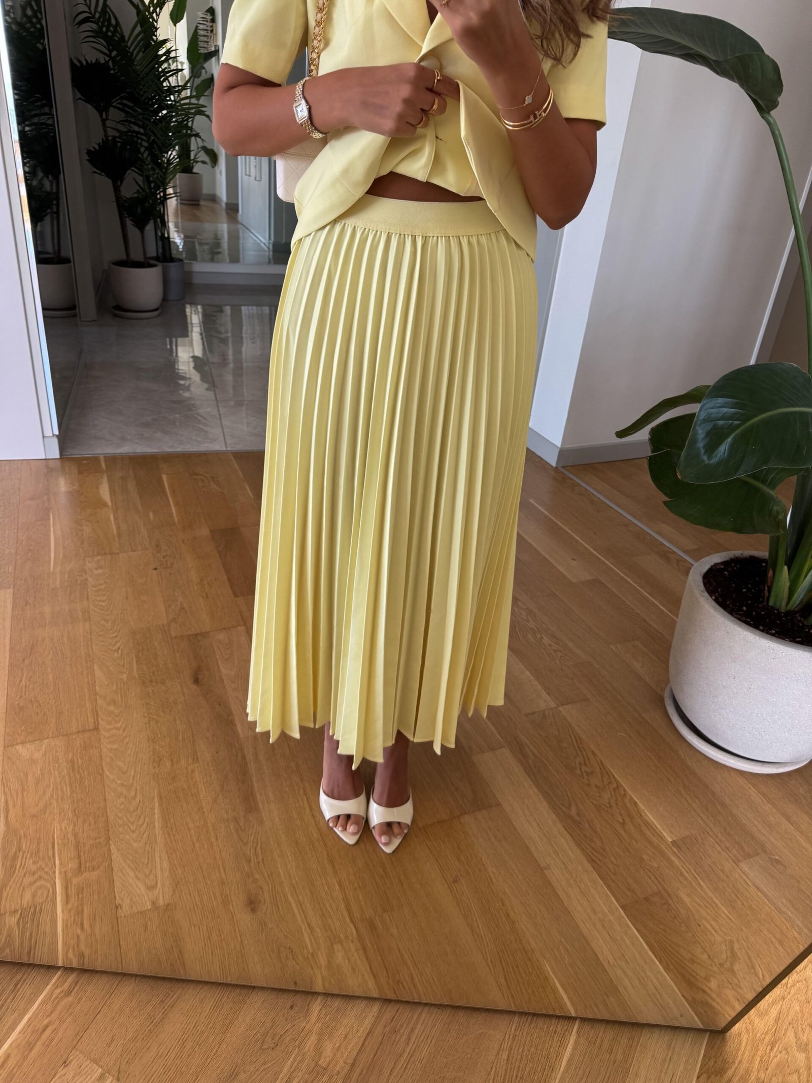 Marche Skirt and Jacket Set - Yellow - Image 3