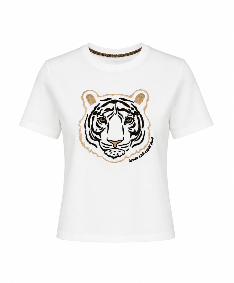Tiger Embroidered T-shirt