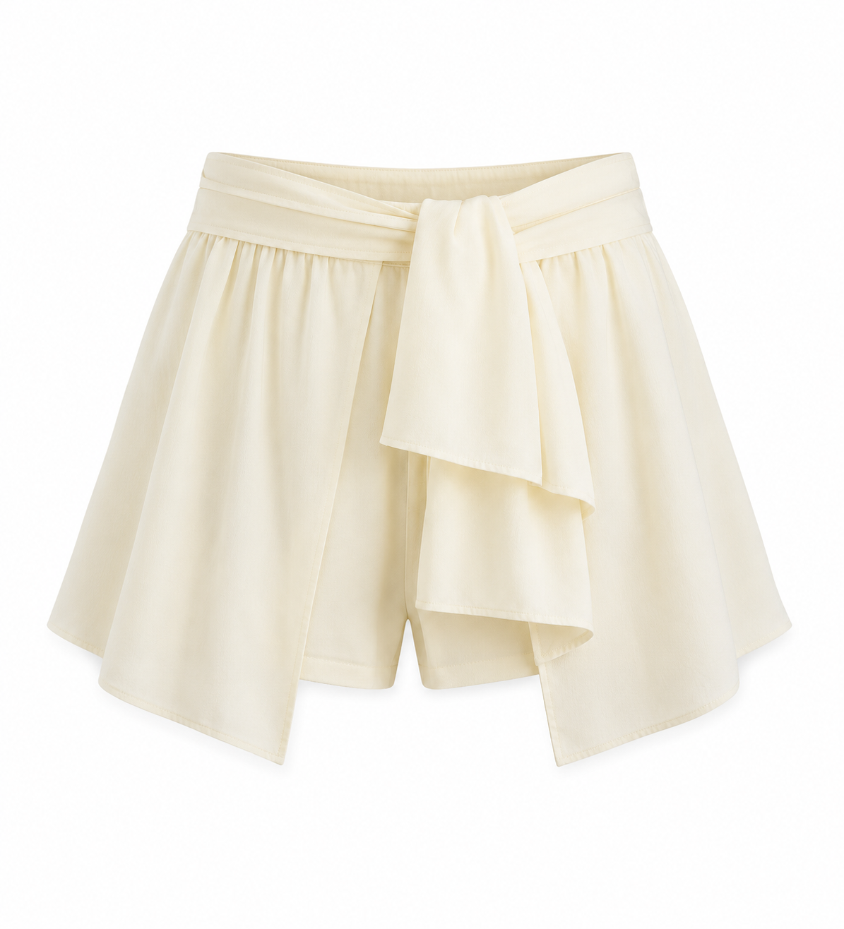 WILD VANILLA TROMPE L'OEIL SHORT SKIRT