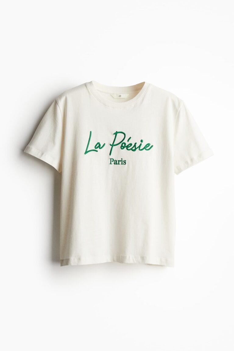 Bone La Poesie Embroidered T-shirt
