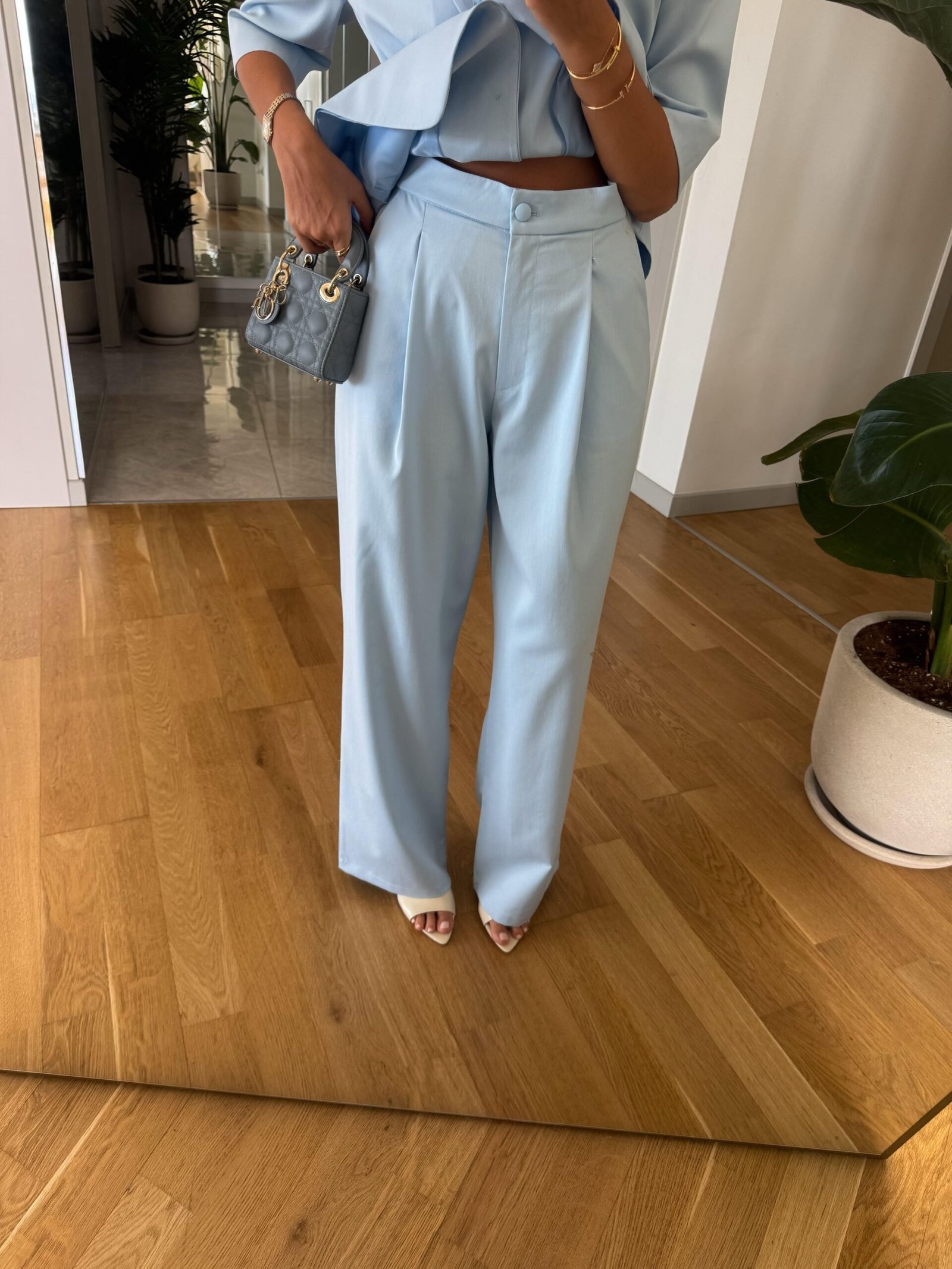 Viola Premium Jacket and Pants Set - baby blue - Image 4