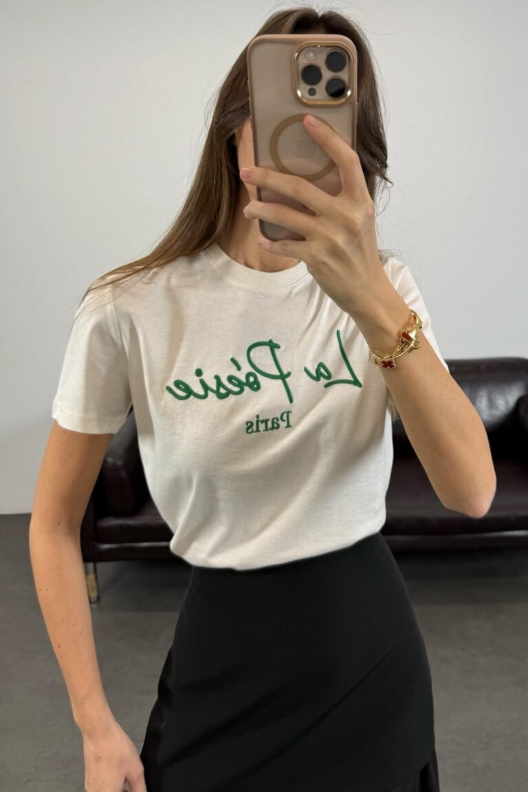 Bone La Poesie Embroidered T-shirt