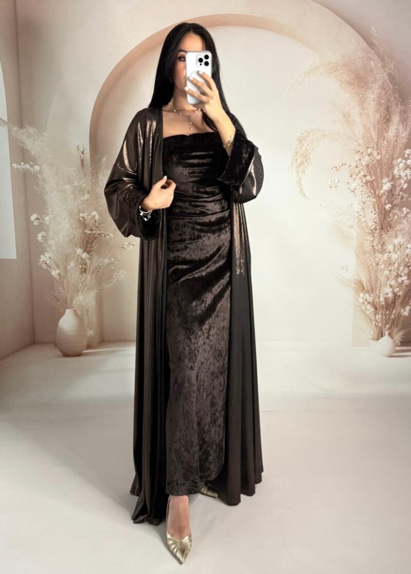 Ramadan Cape Dress Set
Dark - brown