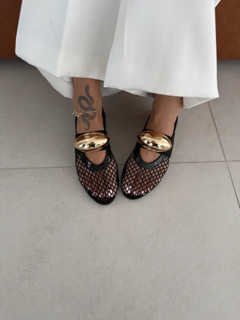 Sina File Ballet Flats with Gold Details
Premium Collection