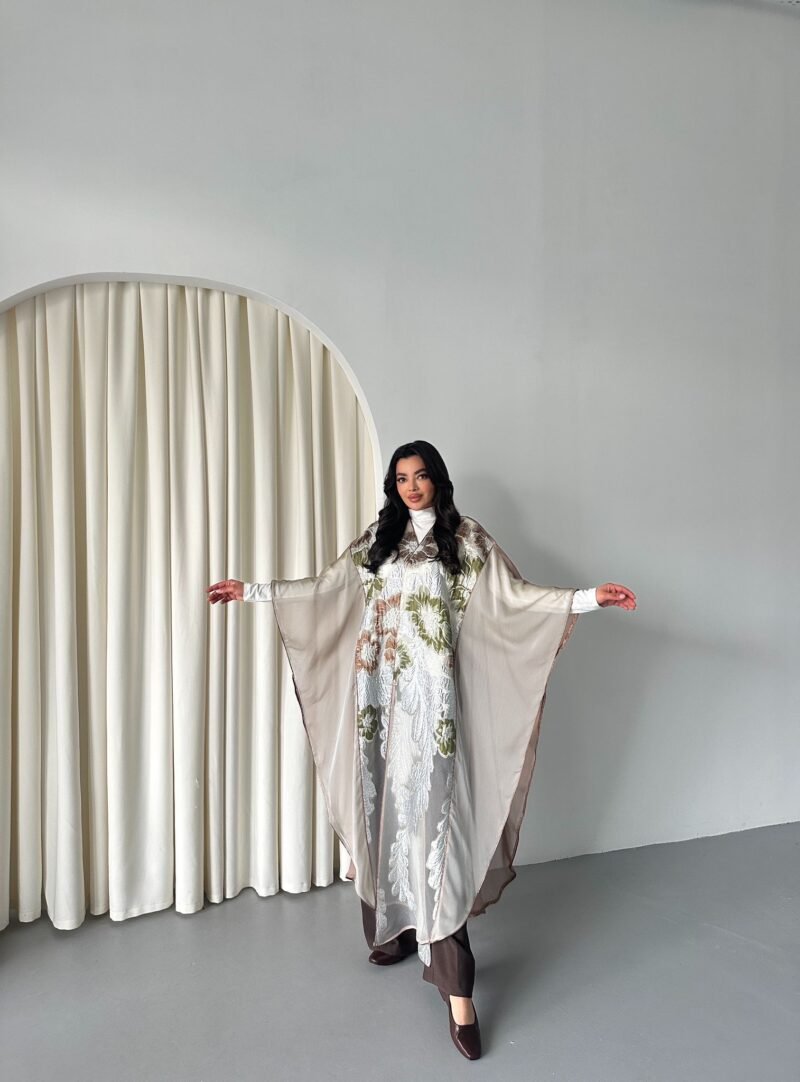 Unleash your inner beauty and elegance with our Powder Gold Brocade Abaya! Crafted with luxurious gold brocade fabric, A stunning abaya Elevate your style with this unique and versatile piece that will leave you feeling confident and radiant