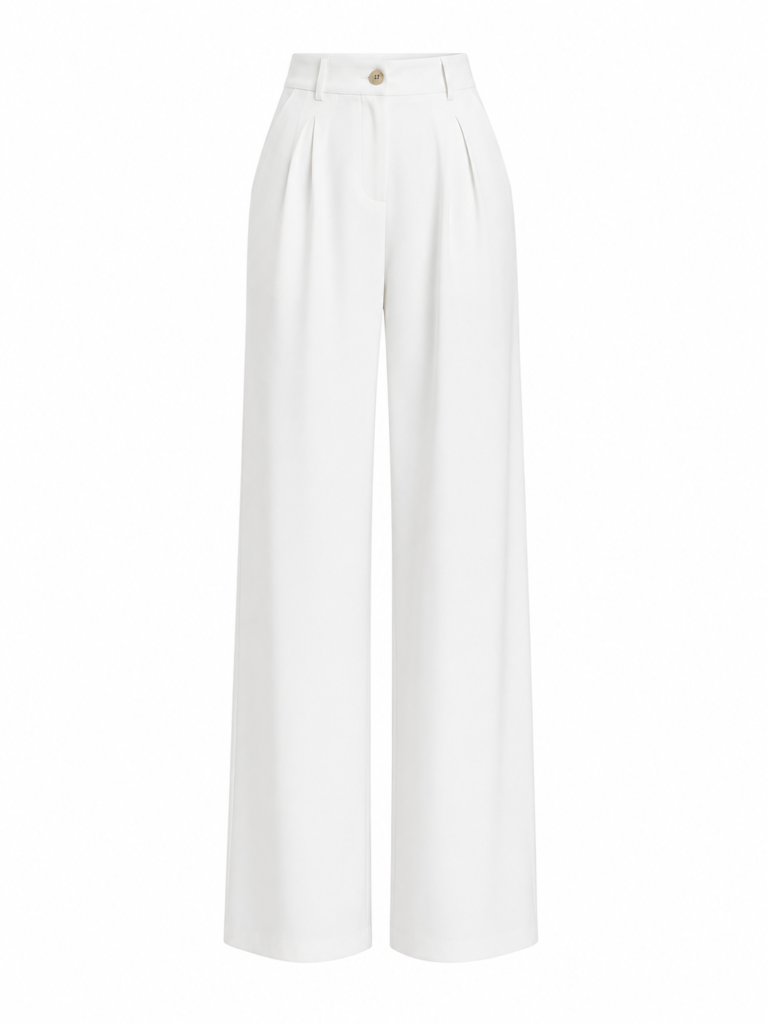 Palazzo Pants with Gold Button Detail