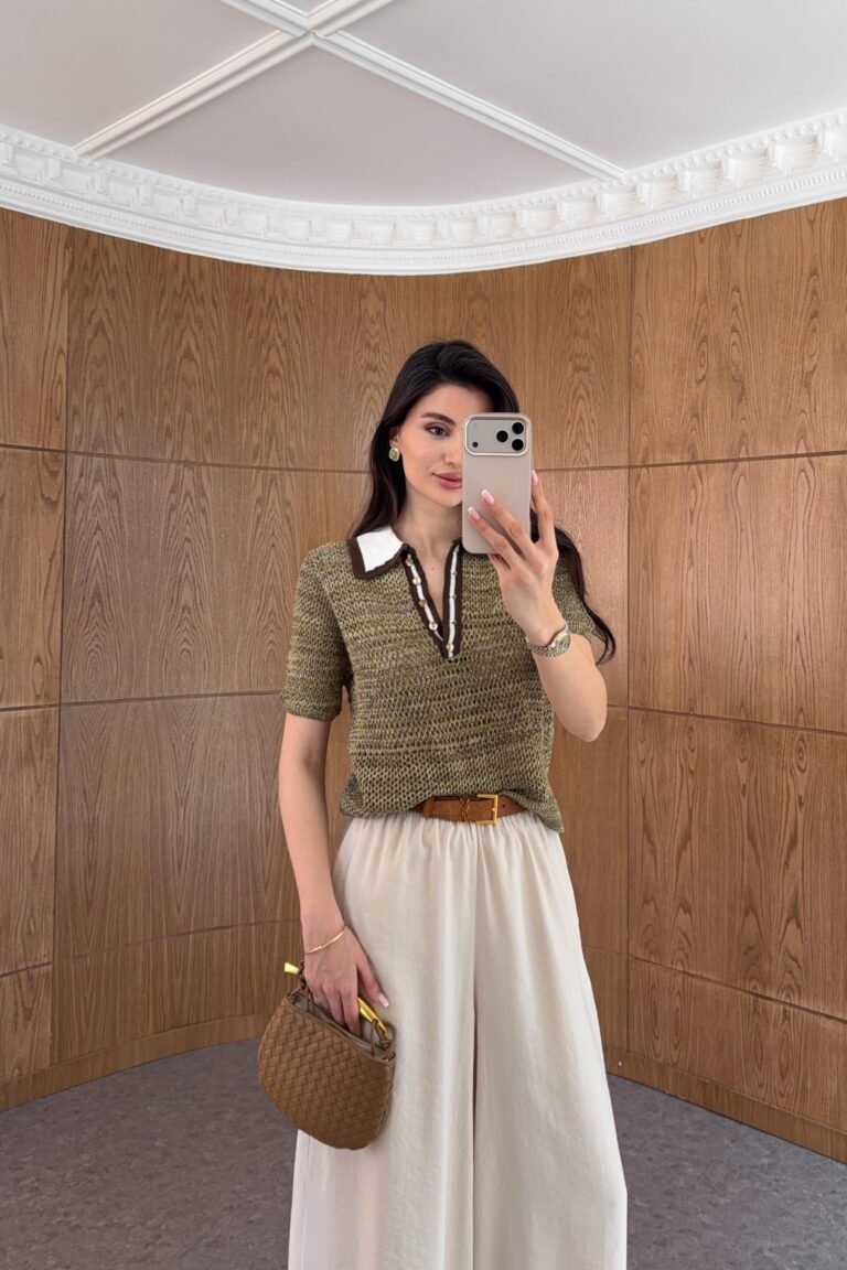 Mesh Khaki Knit