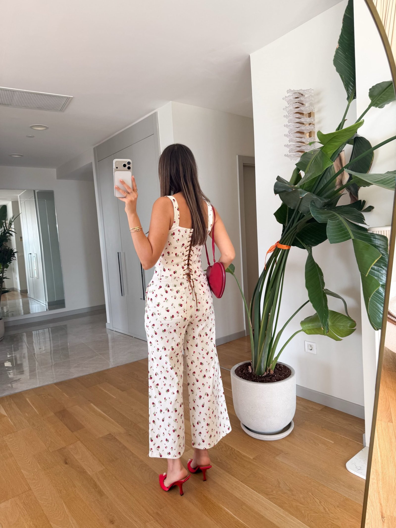 FLORAL PRINT PANTS AND BLOUSE TWO-PIECE SET - Image 6