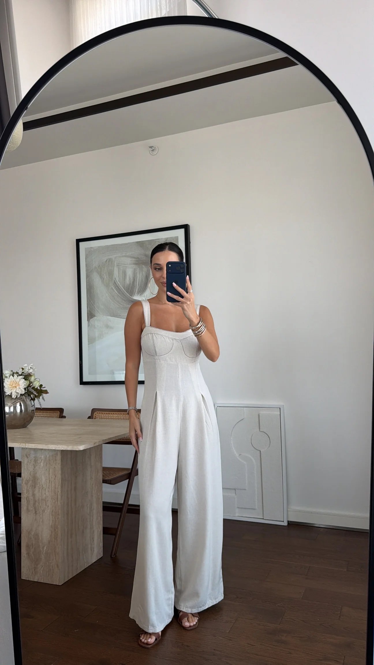 CORSET-LOOK WIDE-LEG PANTS - Image 2