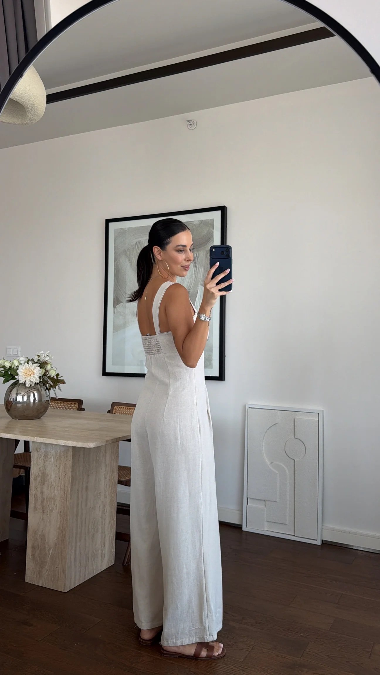 CORSET-LOOK WIDE-LEG PANTS - Image 6