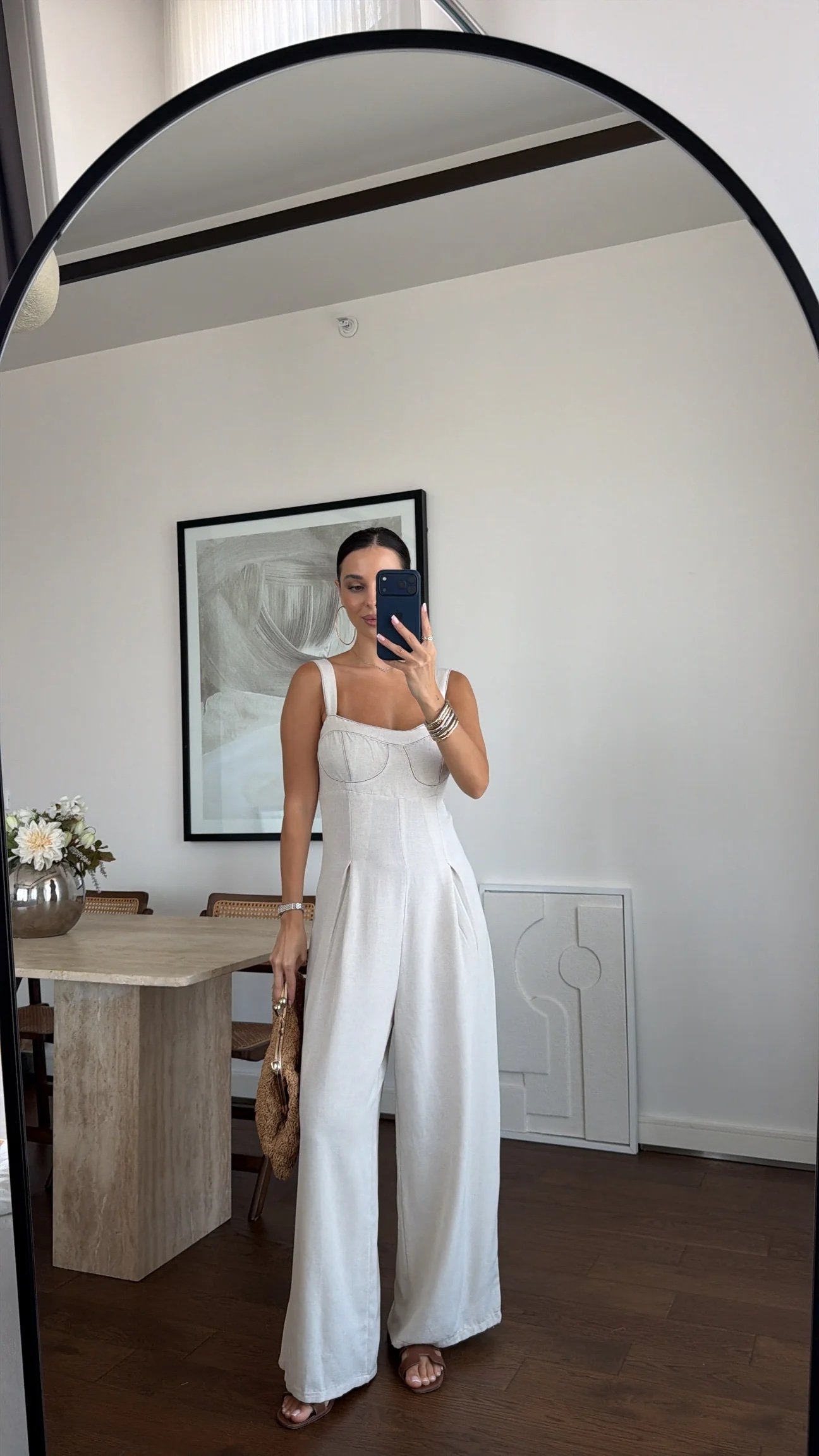 CORSET-LOOK WIDE-LEG PANTS - Image 3
