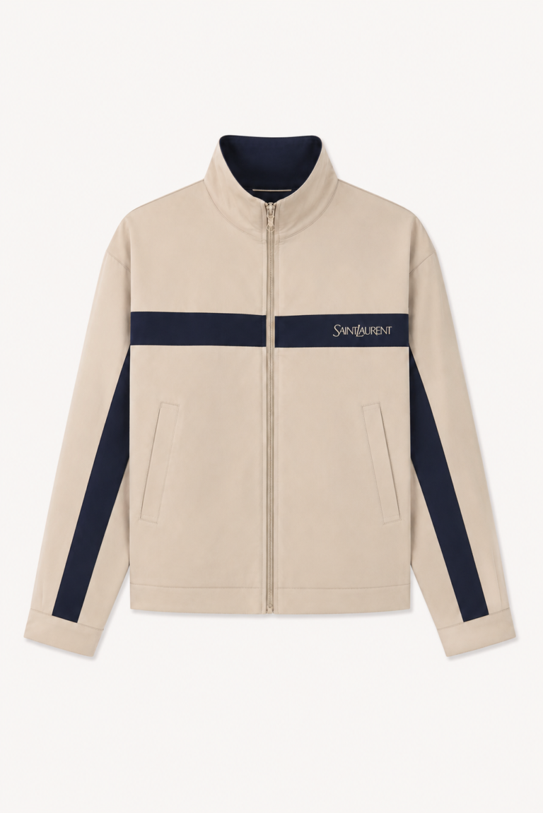Bomber Jacket with Zipper