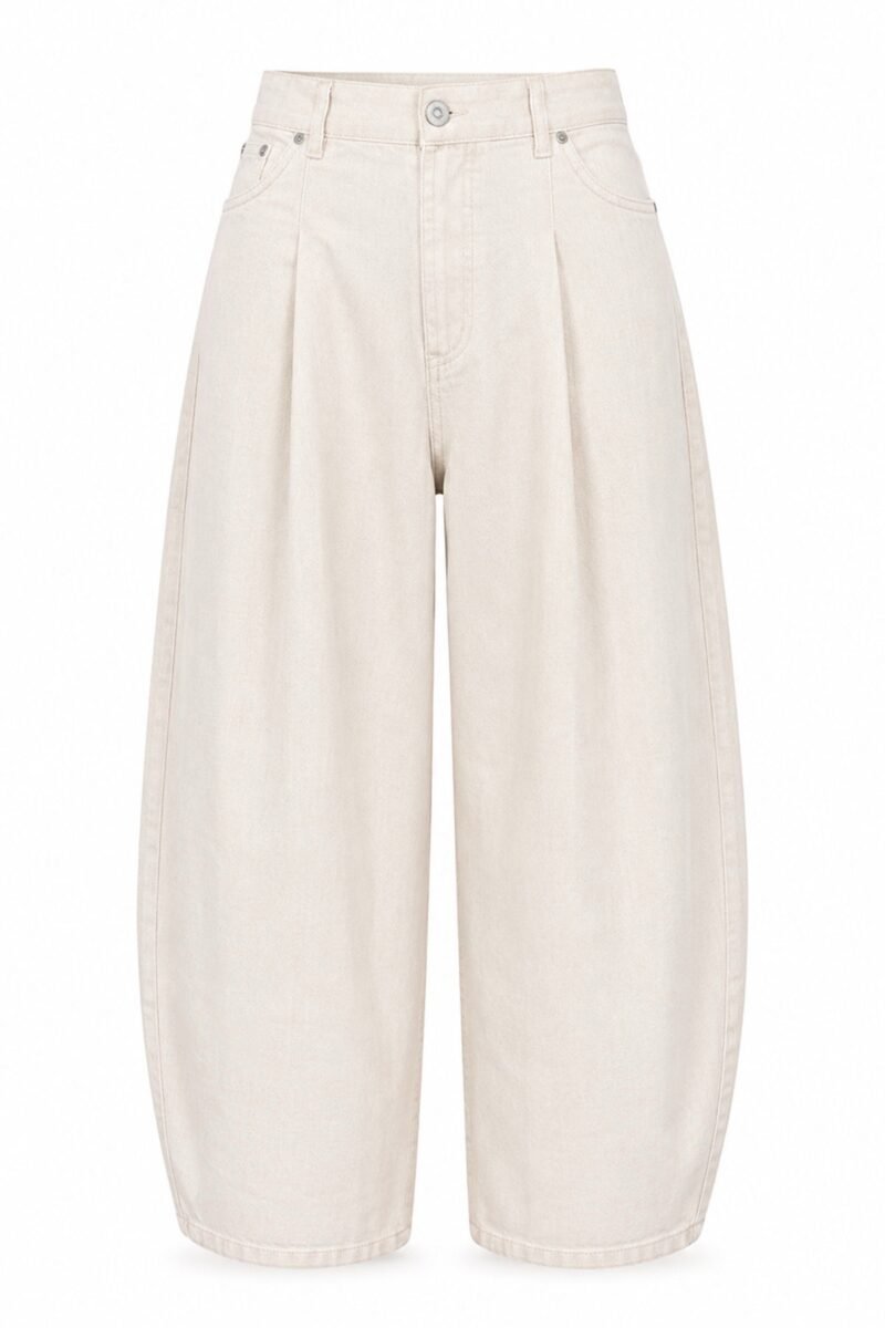 Bej Barrel  Catch Jeans