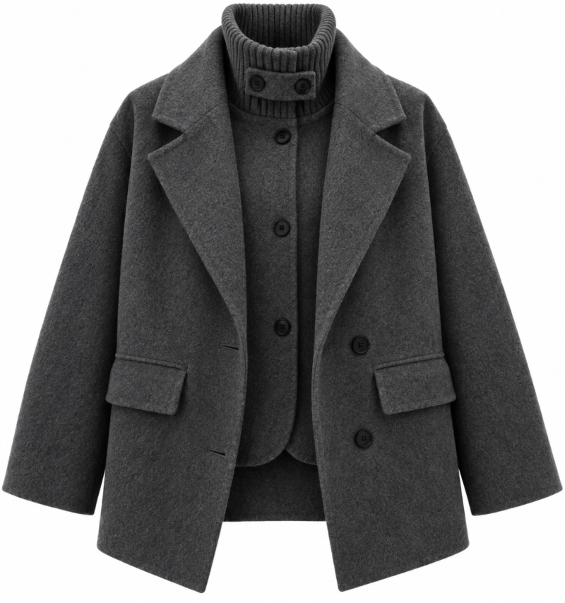 Women’s Wool Jacket and Vest Set